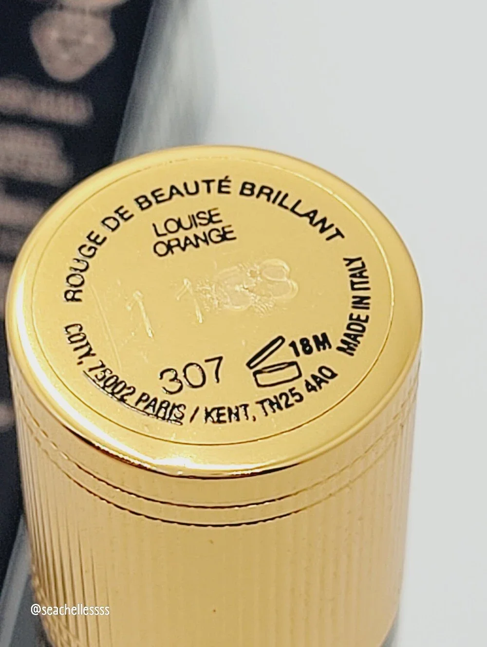 Louise Orange Rouge de Beauté Brillant Glow & Care Lipstick Brand New In Box